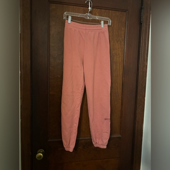 Mayfair the Label Self Love Club Jogger Sweatpants Pink Terry Size S - Picture 2 of 6